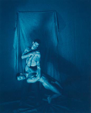 JOHN DUGDALE (1960- ) Self Portrait with Madonna Lily, Morton Street * Icarus Falling (Chris Gillis and Jose) * Giovanni Through Screen